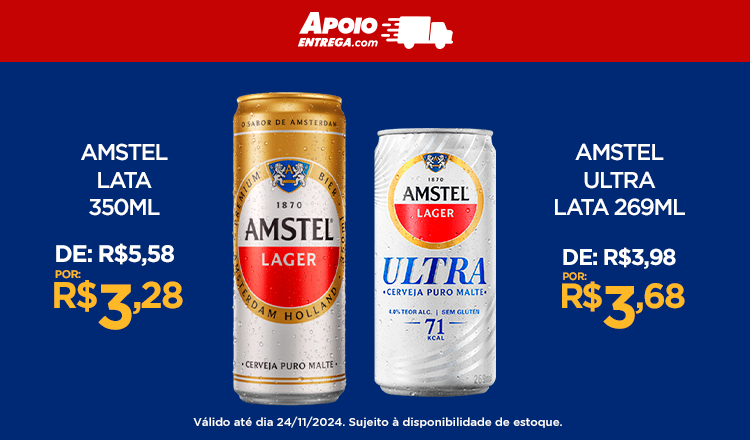 Amstel Ultra até 24/11